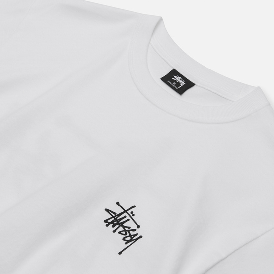 Мужская футболка Stussy Basic Stussy Screenprint White