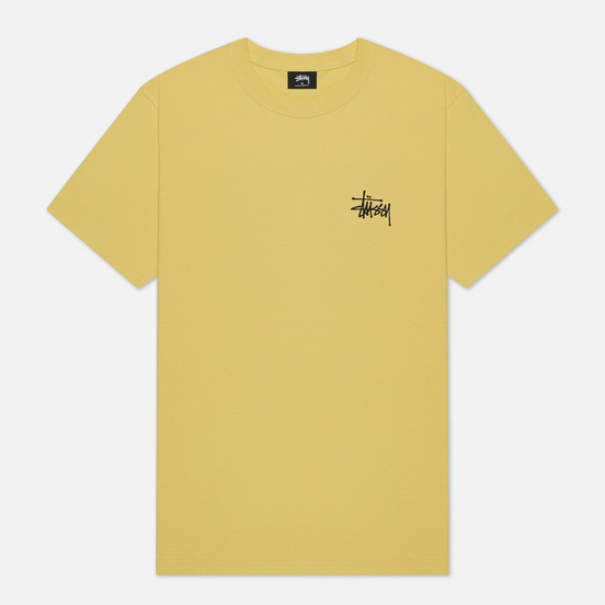 Мужская футболка Stussy Basic Stussy Screenprint Yellow
