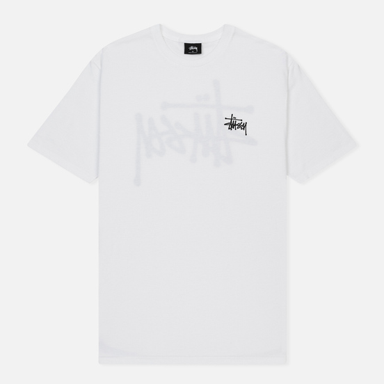 Мужская футболка Stussy Basic Stussy White