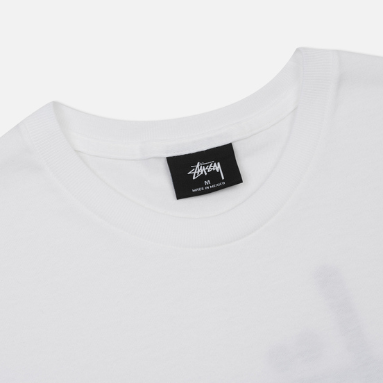 Мужская футболка Stussy Basic Stussy White