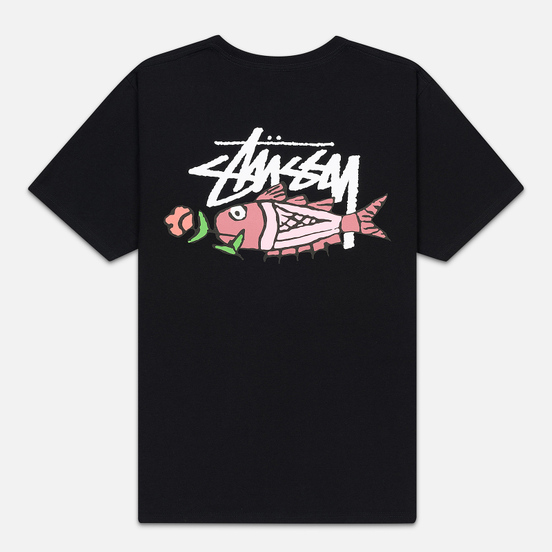 Мужская футболка Stussy Carp Stock Black