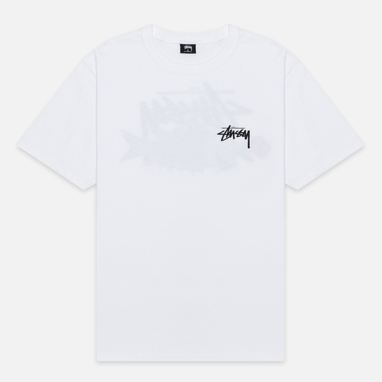 Мужская футболка Stussy Carp Stock White