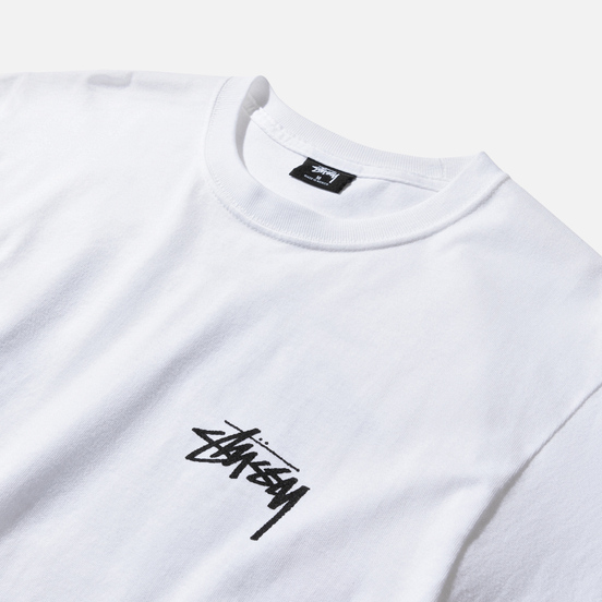Мужская футболка Stussy Carp Stock White