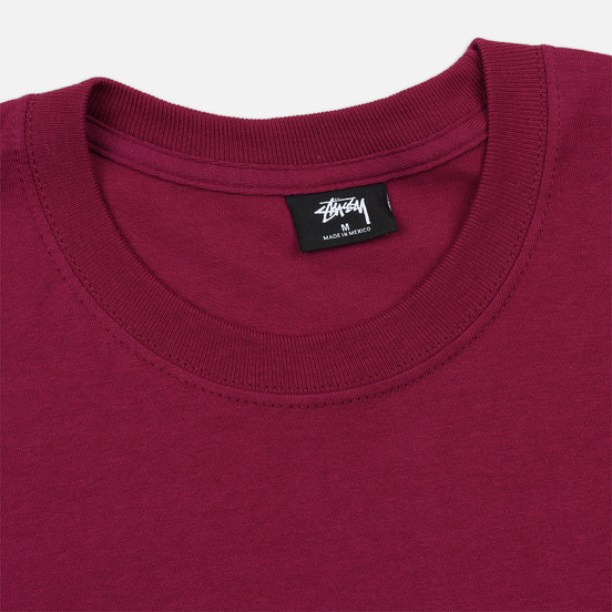 Мужская футболка Stussy Carp Stock Wine