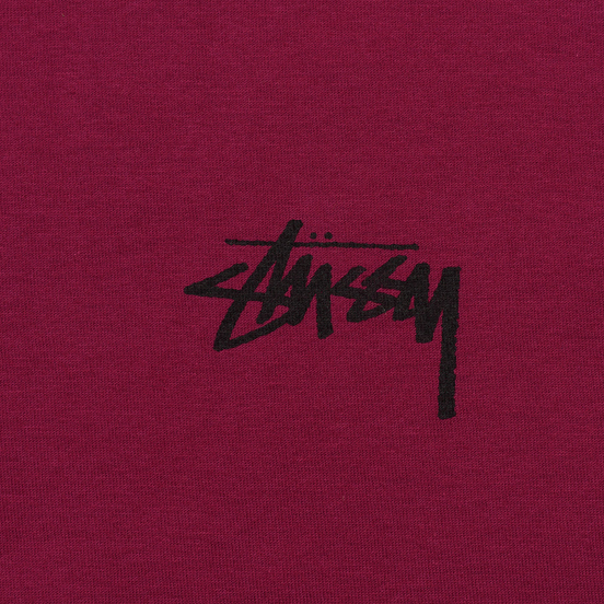 Мужская футболка Stussy Carp Stock Wine
