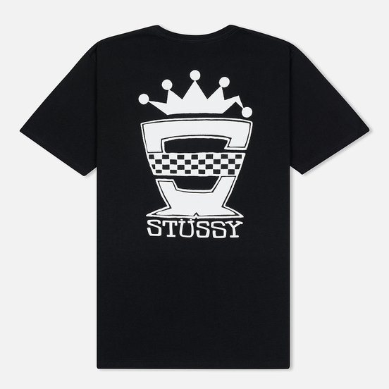 Мужская футболка Stussy Checkers Black