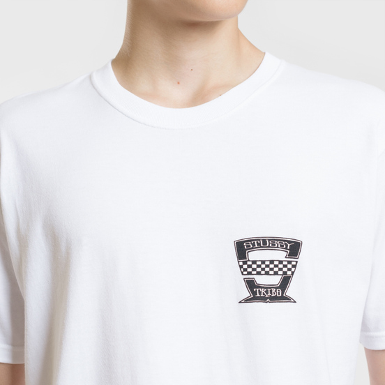 Мужская футболка Stussy Checkers White