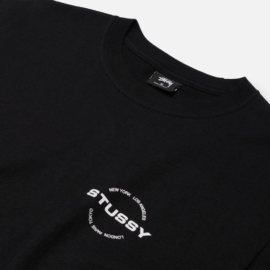 Мужская футболка Stussy City Circle Black