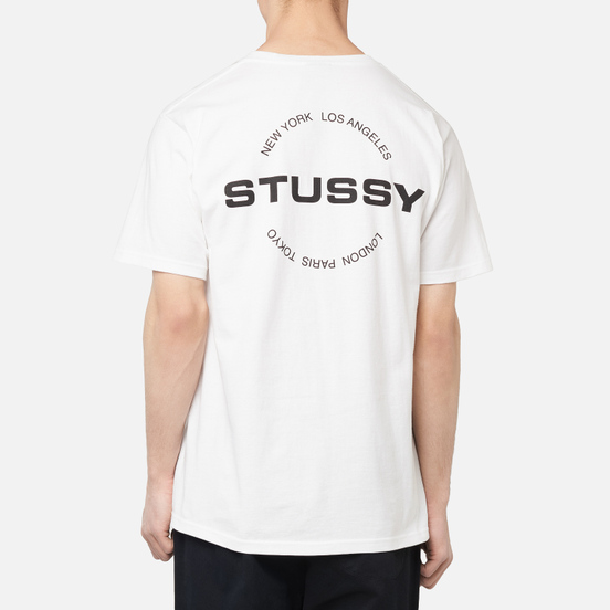 Мужская футболка Stussy City Circle White