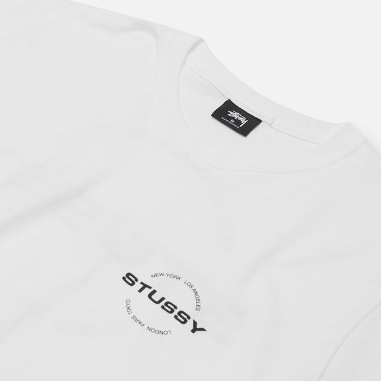 Мужская футболка Stussy City Circle White