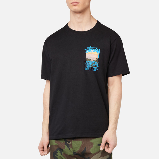 Мужская футболка Stussy Clear Day Black
