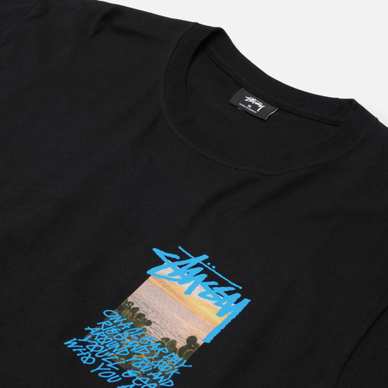 Мужская футболка Stussy Clear Day Black