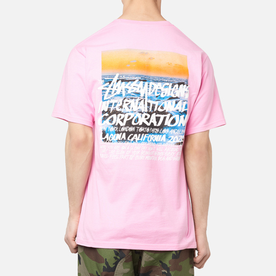 Мужская футболка Stussy Clear Day Pink