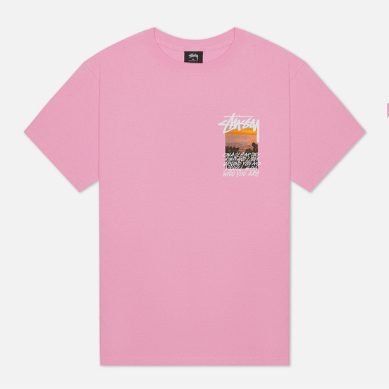 Мужская футболка Stussy Clear Day Pink