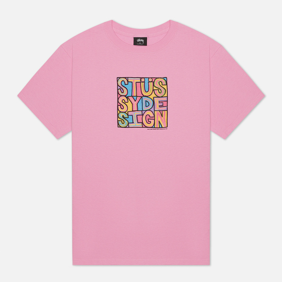 Мужская футболка Stussy Clyde Pink