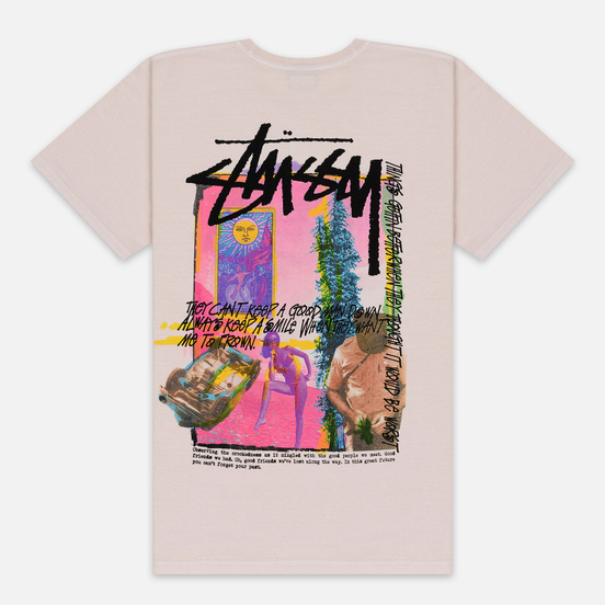 Мужская футболка Stussy Daydream Pigment Dyed Fog