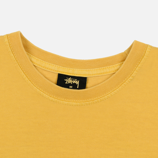 Мужская футболка Stussy Daydream Pigment Dyed Mustard