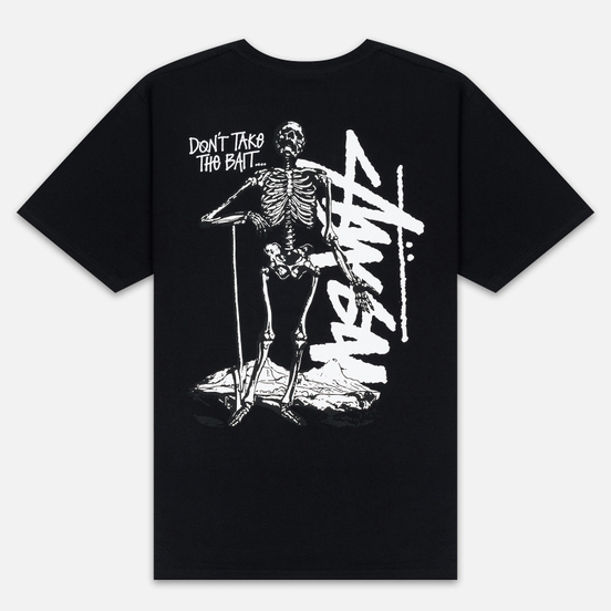 Мужская футболка Stussy Don't Take The Bait Black