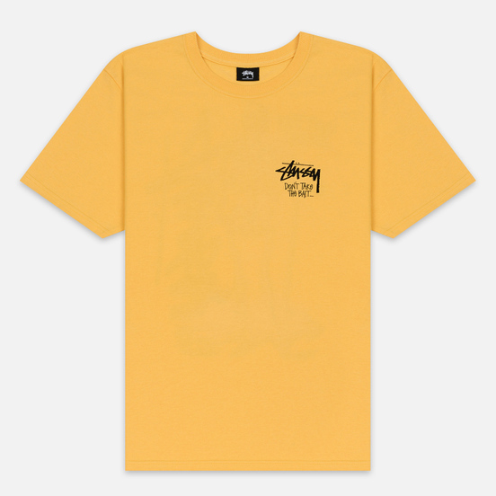 Мужская футболка Stussy Don't Take The Bait Orange