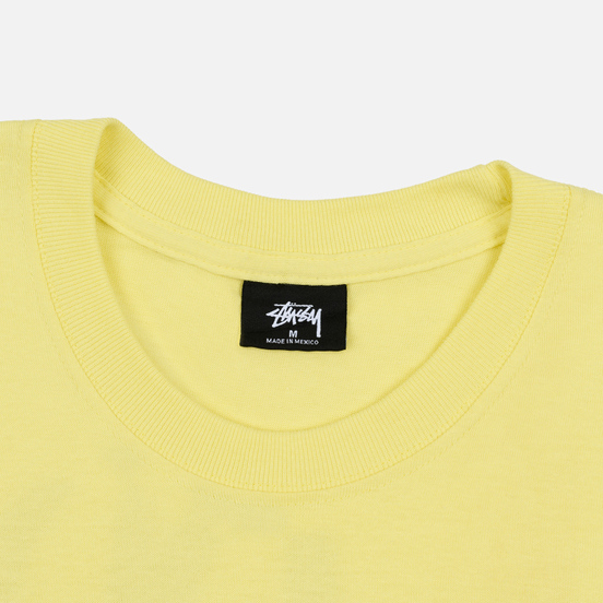 Мужская футболка Stussy Double Mask Lemon