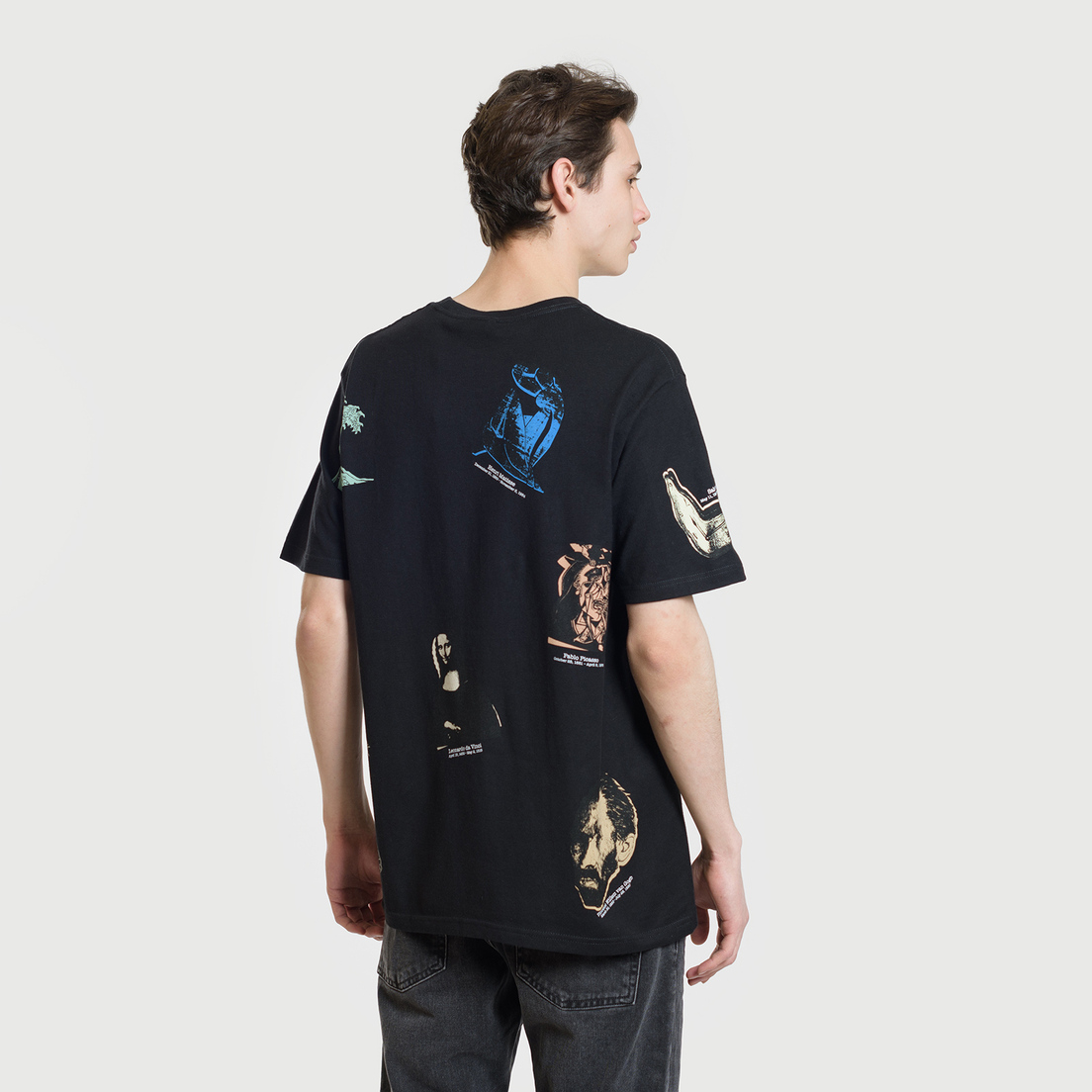 Мужская футболка Stussy Gallery, 1904345-BLACK