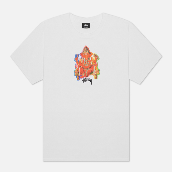 Мужская футболка Stussy Ganesh White