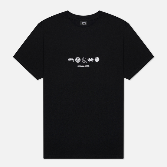Мужская футболка Stussy Global Design Corp Black