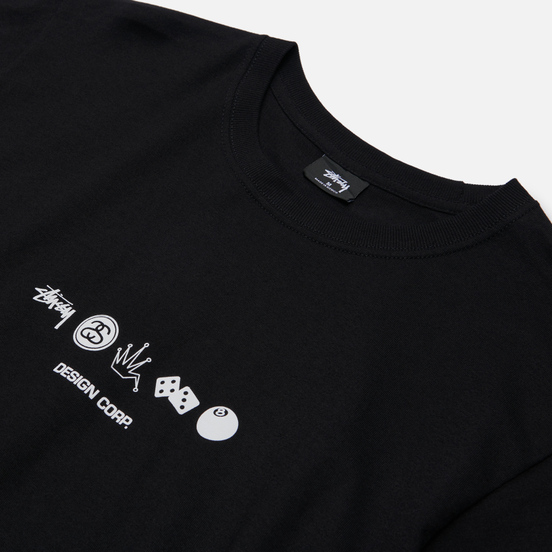 Мужская футболка Stussy Global Design Corp Black