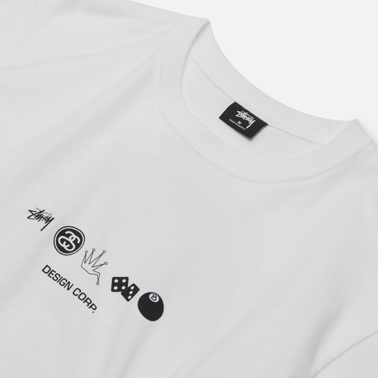 Мужская футболка Stussy Global Design Corp White