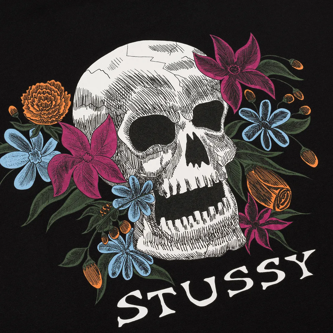 Stussy Мужская футболка Hippie Skull