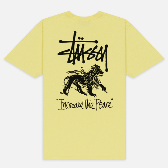 Мужская футболка Stussy ITP Lion Lemon