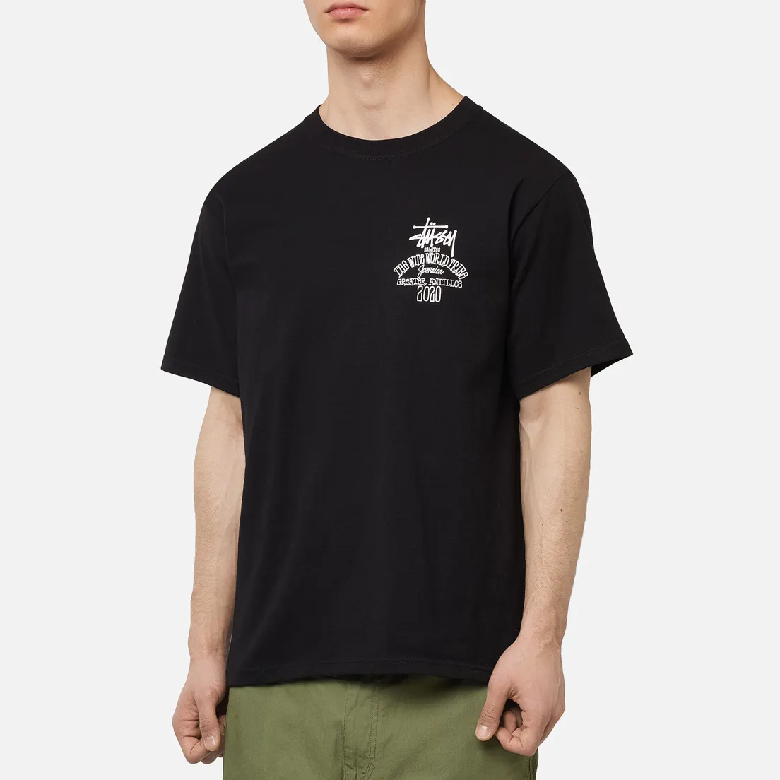 Stussy Мужская футболка Jamaica World Tribe