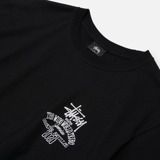 Мужская футболка Stussy Jamaica World Tribe Black