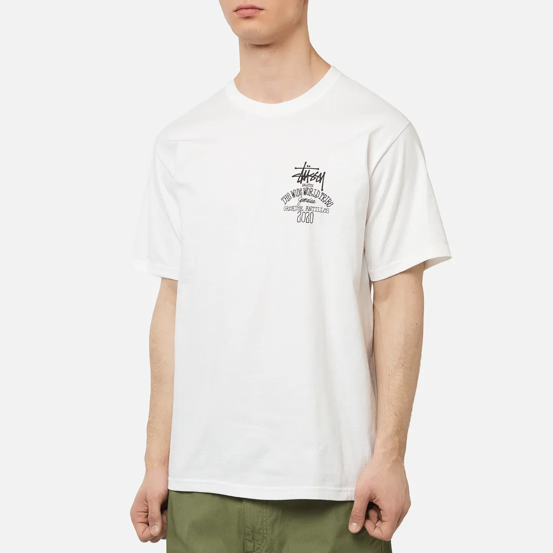 Stussy Мужская футболка Jamaica World Tribe