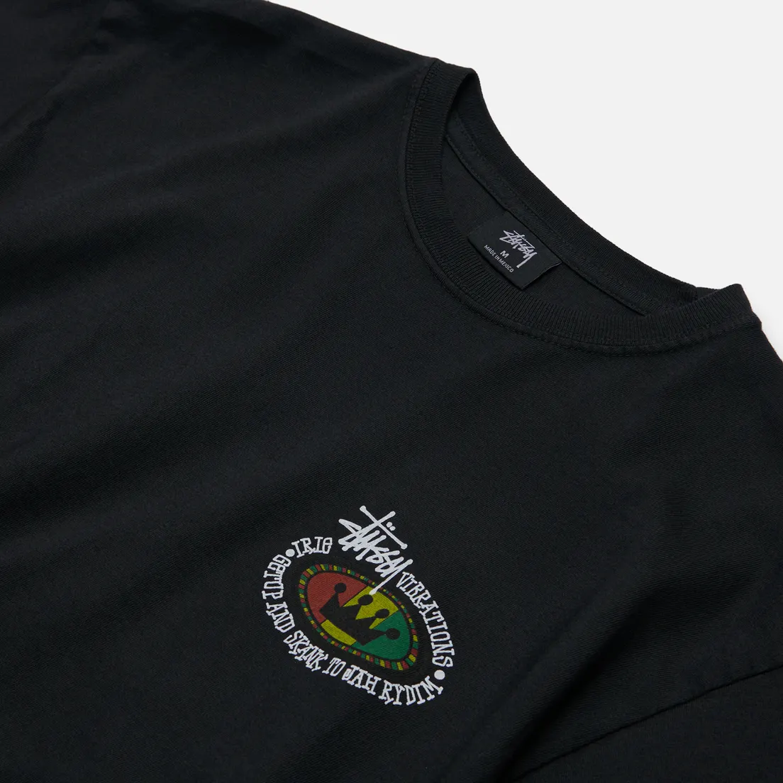 Stussy Мужская футболка Rasta Oval Pigment Dyed