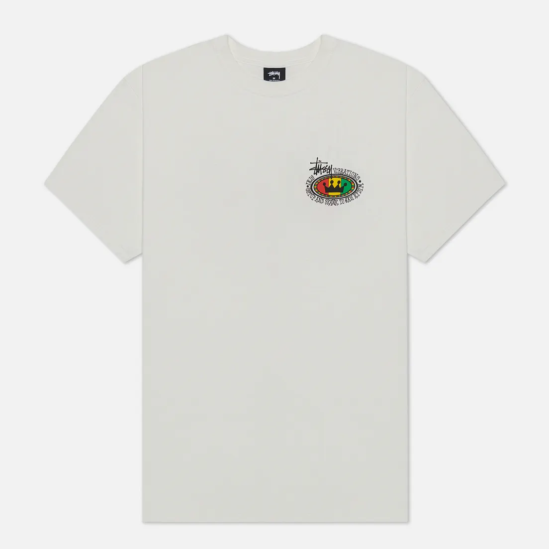 Stussy Мужская футболка Rasta Oval Pigment Dyed