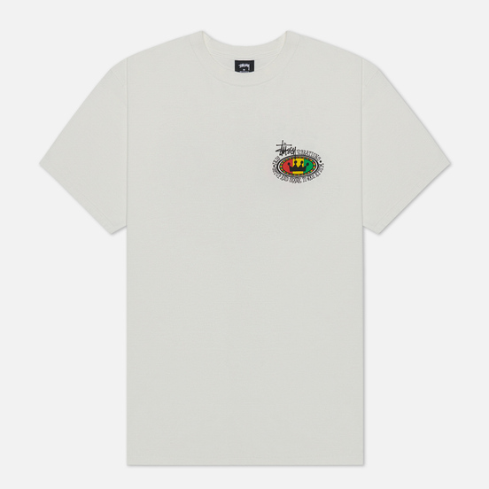 Мужская футболка Stussy Rasta Oval Pigment Dyed Natural
