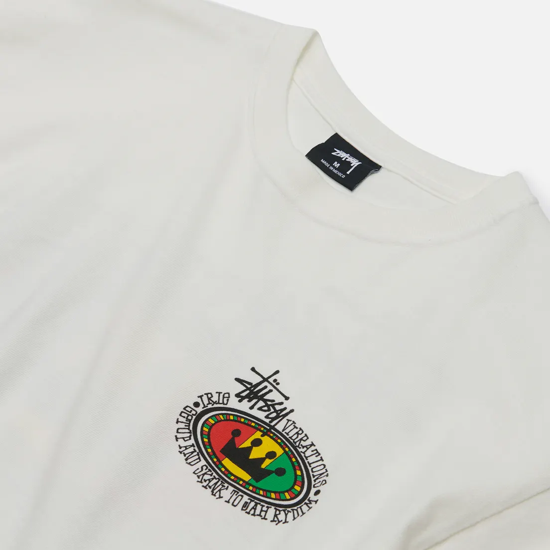 Stussy Мужская футболка Rasta Oval Pigment Dyed