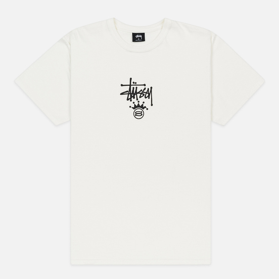 Мужская футболка Stussy S Crown Pigment Dyed Natural