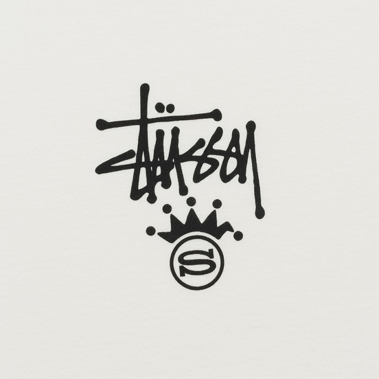 Мужская футболка Stussy S Crown Pigment Dyed Natural