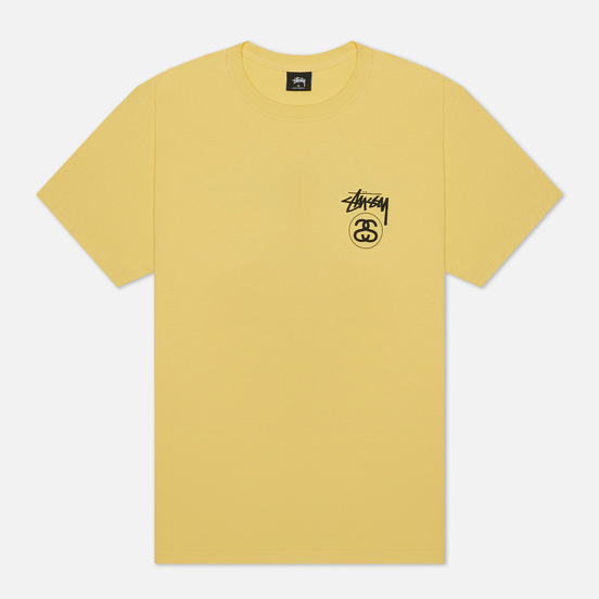 Мужская футболка Stussy Stock Link Yellow