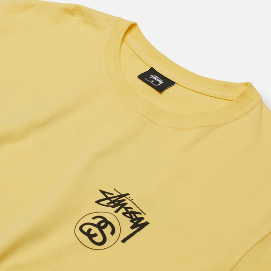 Мужская футболка Stussy Stock Link Yellow