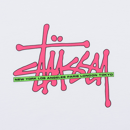 Мужская футболка Stussy Stussy International White