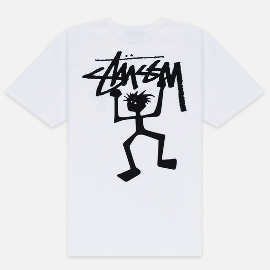 Мужская футболка Stussy Warrior Man White