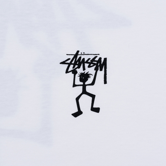 Мужская футболка Stussy Warrior Man White