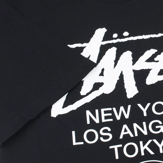 Мужская футболка Stussy World Tour Tee, 1903817-BLACK