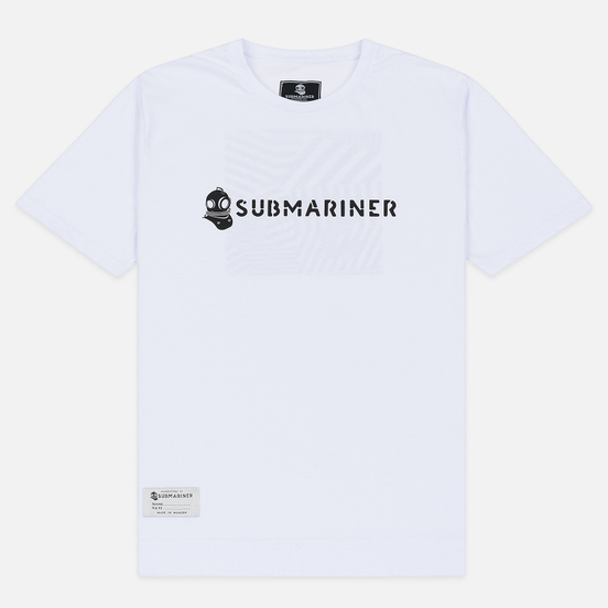 Мужская футболка Submariner Basic Logo Dazzle White