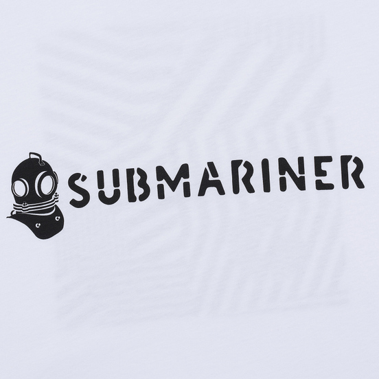 Мужская футболка Submariner Basic Logo Dazzle White