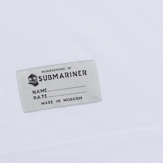 Мужская футболка Submariner Basic Logo Dazzle White