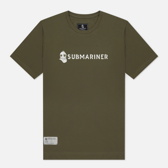 Мужская футболка Submariner Basic Logo Khaki
